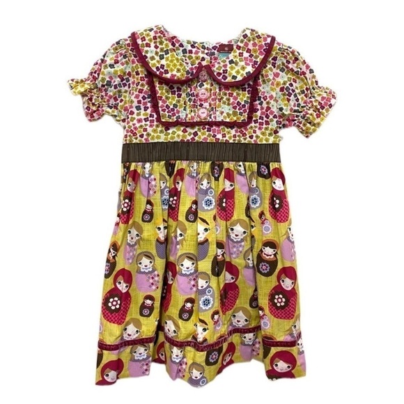 Matilda Jane character counts Russian dolls dress, Sz 2 - Picture 1 of 6